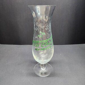 Vintage Pat O’Brien’s New Orleans Hurricane Cocktail Glass 10” Tall "Have Fun"
